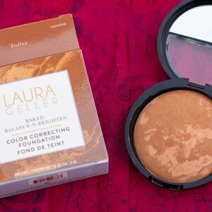 LAURA GELLER Baked Balance-n-Brighten Color Correcting Foundation -Toffee .32oz